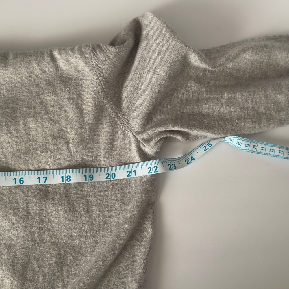 Banana Republic Men's Light Gray Crewneck Pima Cotton Cashmere Layering Sz Xl - Picture 6 of 8